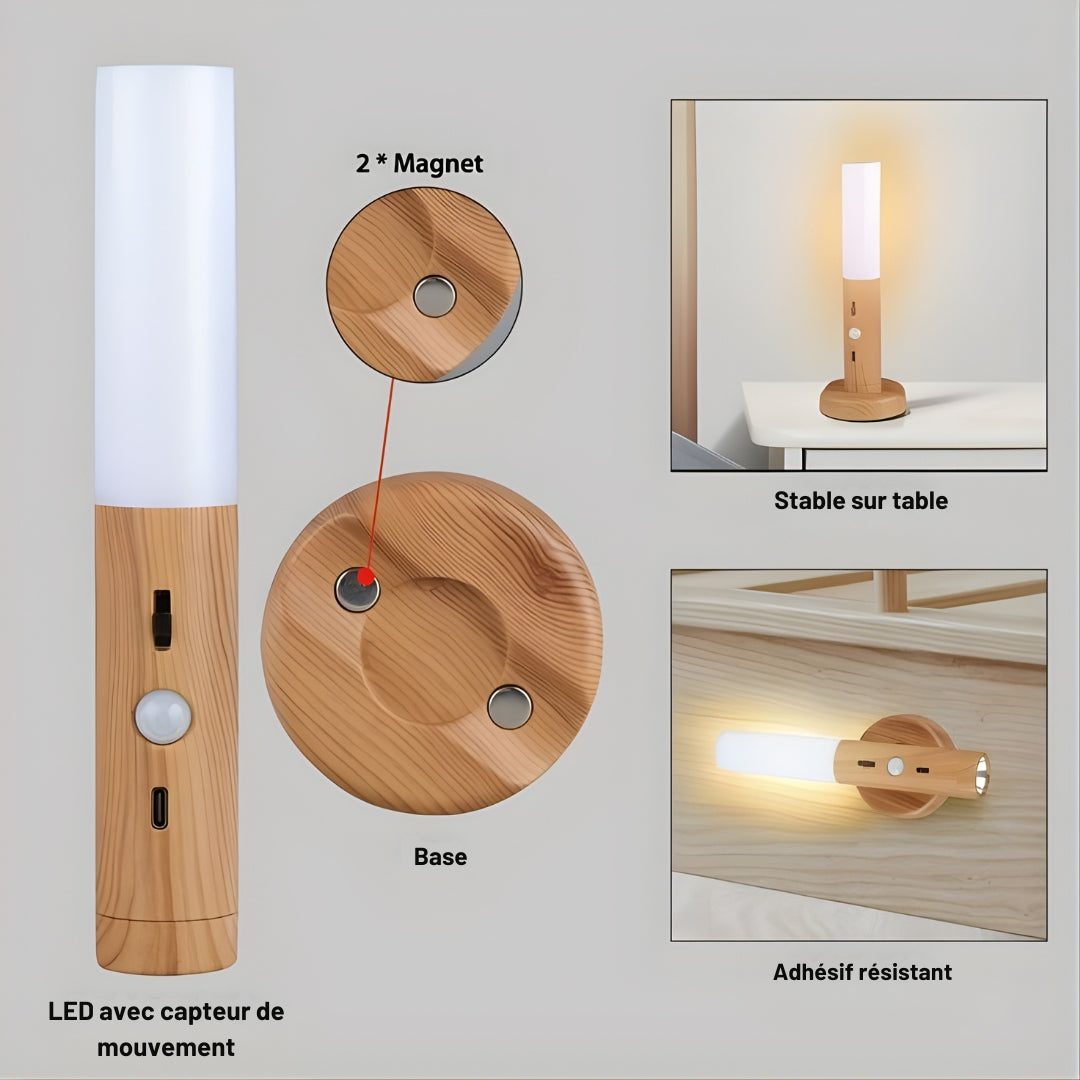 Applique Murale LED Magnétique Rechargeable