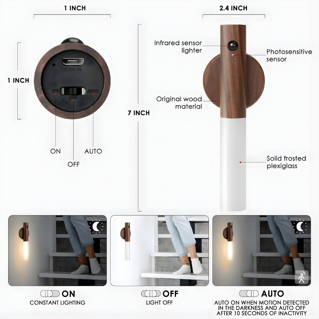 Applique Murale LED Magnétique Rechargeable
